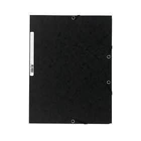 EXACOMPTA KULMALUKKOKANSIO A4 400G MUSTA