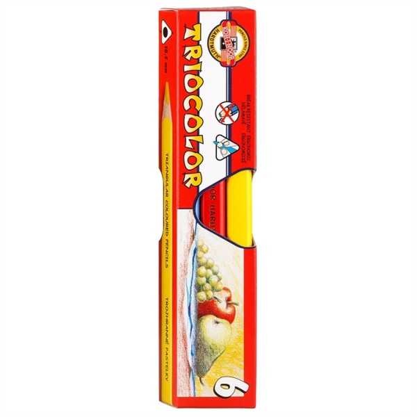 TRIOCOLOR VÄRIKYNÄ LYIJY 5,6MM LAJIT. /6