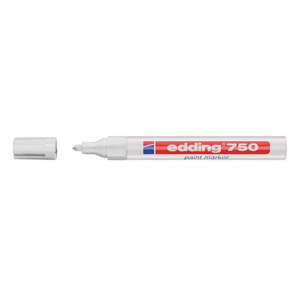 EDDING 750 PAINT MARKER 2-4MM VALKOINEN