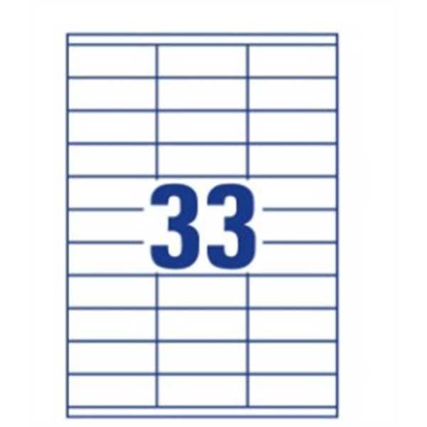 AVERY 3421 MONIKÄYTTÖTARRA A4 70X25,4MM