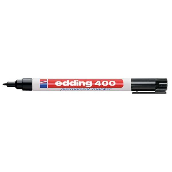 EDDING 400 PERMANENTMARKER 1MM MUSTA