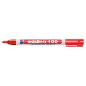 EDDING 400 PERMANENTMARKER 1MM PUNAINEN
