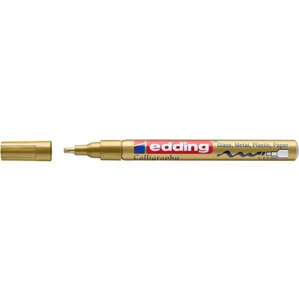 EDDING 753 KALLIGRAFIKYNÄ 1-2,5MM KULTA