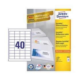 AVERY 3657 MONIKÄYTTÖTARRA 48,5X25,4MM