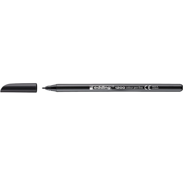 EDDING 1200 COLOR PEN 1MM MUSTA
