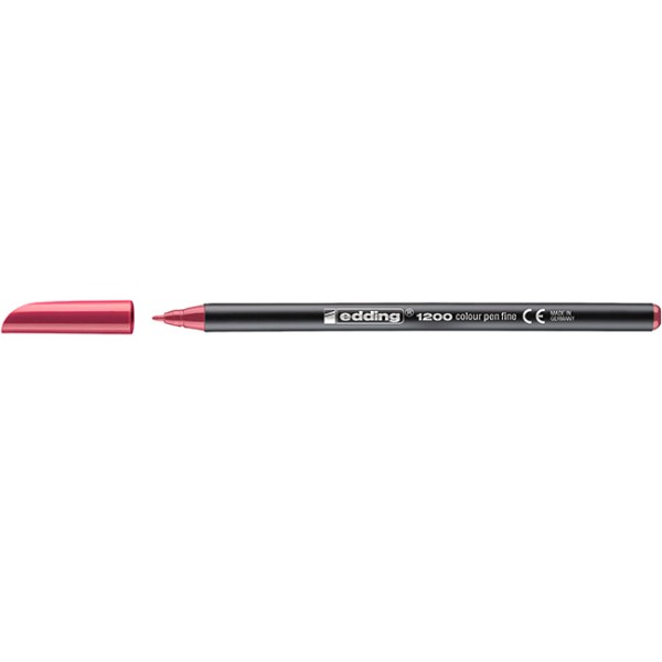 EDDING 1200 COLOR PEN 1MM PUNAINEN