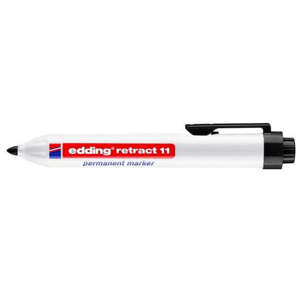 EDDING 11 PERM.MARKER MEKANISMILLA MUSTA