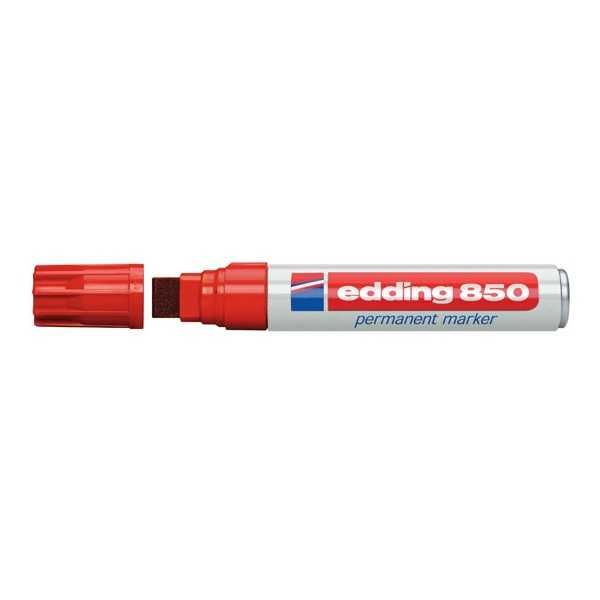 EDDING 850 PERM.MARKER 5-16MM PUNAINEN