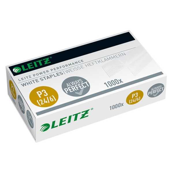 LEITZ 24/6 NITOMANASTA VALKOINEN /1000