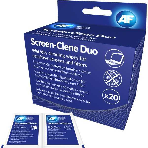 AF Screen-Clene Duo puhdistusliinat, 20 kpl