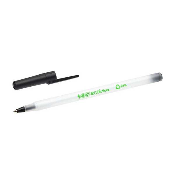 BIC ECO ROUND STICKM KUULAKYNÄ MUSTA