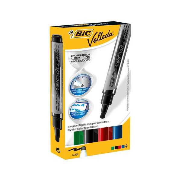 BIC VELLEDA TANK WHITEBOARDMARKER LAJ /4