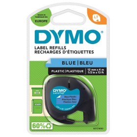 DYMO LETRATAG TEIPPIMUSTA/SININEN 91225