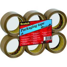 SCOTCH 371 PAKK.TEIPPI 50MMX66M RUSKEA/6