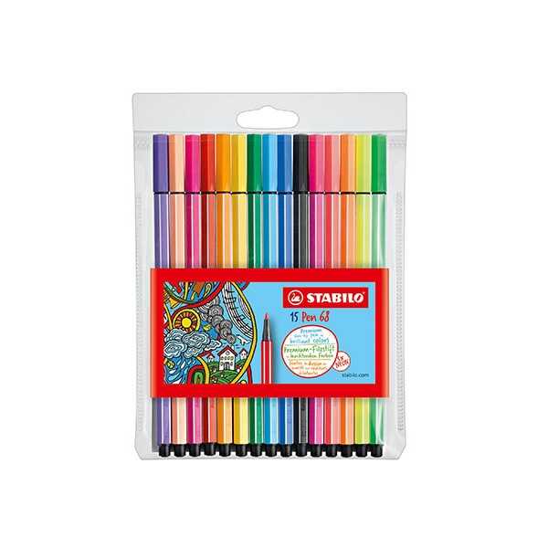 STABILO PEN 6815-2 10+5 NEON SARJA