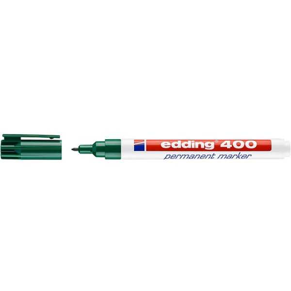 EDDING 400 PERMANENTMARKER 1MM VIHREÄ