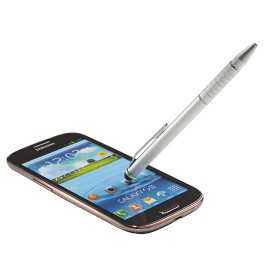 LEITZ TABLET PEN STYLUS 2 IN 1 SILVER