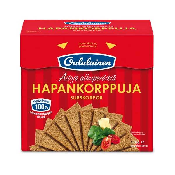 OULULAINEN HAPANKORPPU 370G