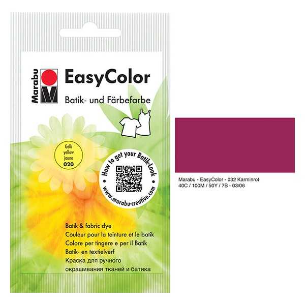 MARABU EASYCOLOR BATIIKKIVÄRI 25G PUN.