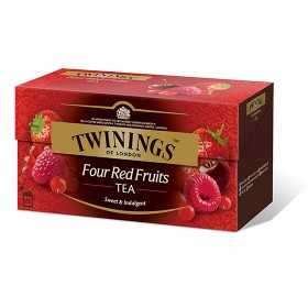 TWININGS FOUR RED FRUITS PUSSITEE /25