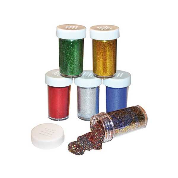 KIMALLEJAUHE PERUSVÄRIT LAJITELMA 6X20G