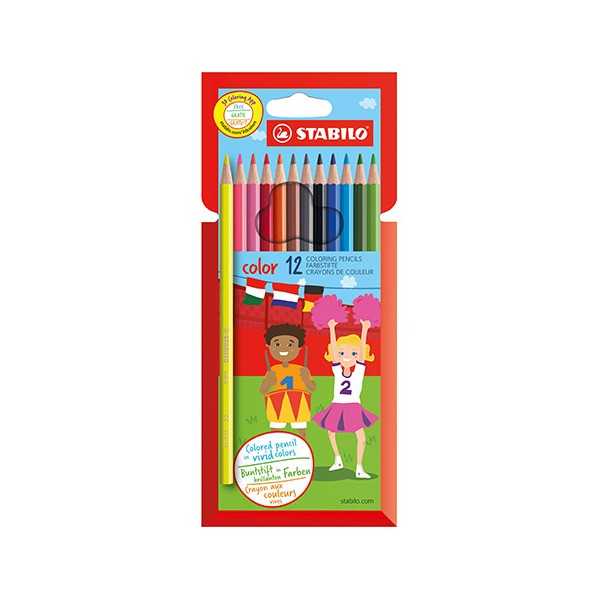 STABILO COLOR 1912/77-11 12 VÄRIÄ PITKÄ