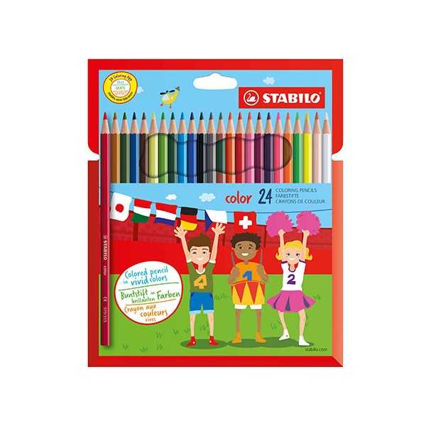 STABILO COLOR 1924/77-11 24 VÄRIÄ PITKÄ