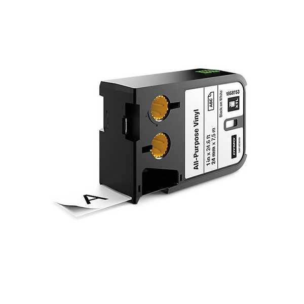 DYMO XTL 24MM VINYYLITARRA MUSTA/VALK 7M