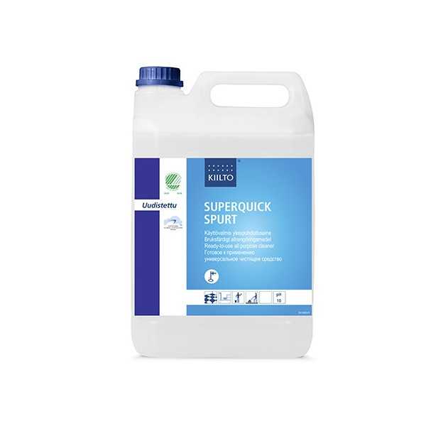 KIILTO SUPERQUICK SPURT PUHDISTUSAINE 5L