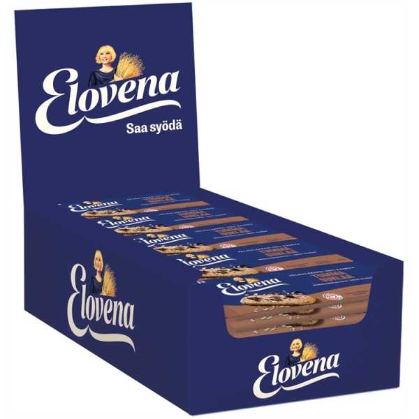 ELOVENA TUMMA SUKLAAVÄLIPALAKEKSI 30X30G