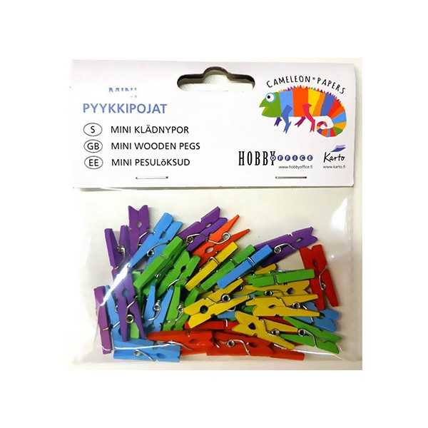 PYYKKIPOIKA 25MM VÄRILAJITELMA /40