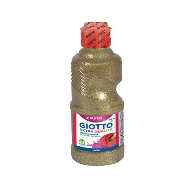GIOTTO GLITTER PAINT250ML KULTA