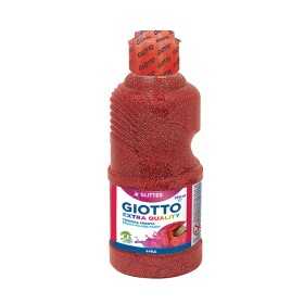 GIOTTO GLITTER PAINT250ML PUNAINEN