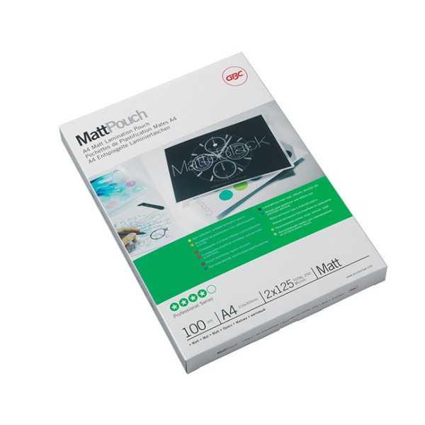 GBC LAMINOINTITASKUA4 125MIC MATTA /100