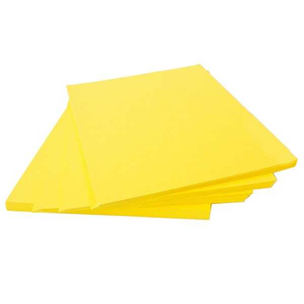PIIRUSTUSPAPERI A4 120G KELTAINEN /100