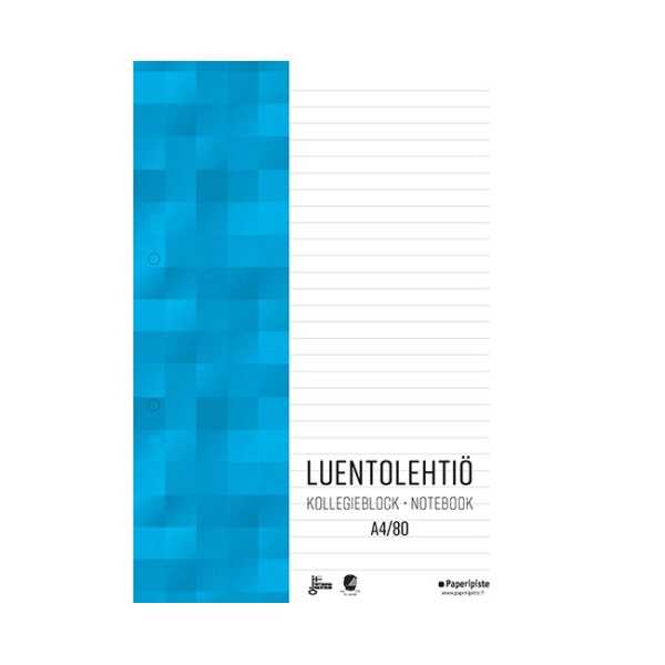 LUENTOLEHTIÖ A4/80 VIIVAT MAPPIREIÄT
