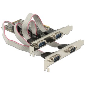 Delock 4x Serial RS-232 PCI Express lisäkortti