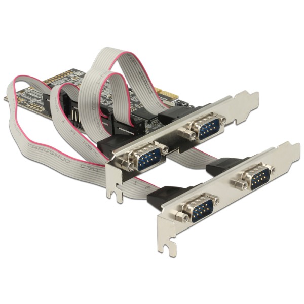 Delock 4x Serial RS-232 PCI Express lisäkortti