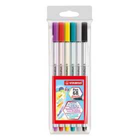 STABILO PEN 68 BRUSH568/06-11 LAJ. /6