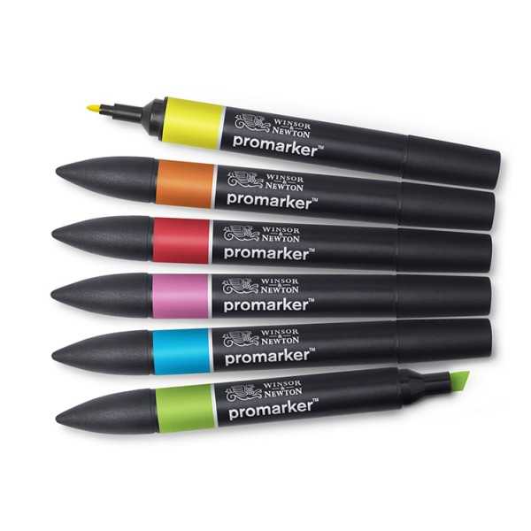 W&N PROMARKER VIBRANT TONES LAJITELMA /6